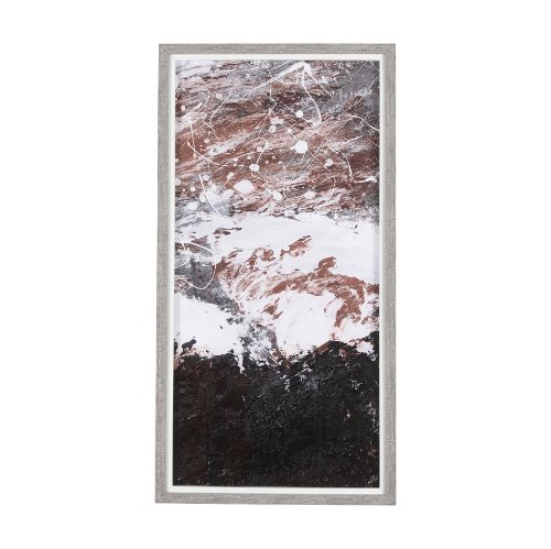 14759 - Sakura Rain III by Mercana Studio a Hand Embellished Textured Framed Art Print Matted under Glass
