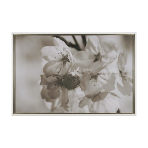 14765 - Soft Petals I by Nancy Crowell a Hand Embellished Textured Framed Photo Art Print Matted under Glass