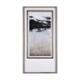 14767 - Black Strokes I by Mercana Studio a Hand Embellished Textured Framed Art Print Matted under Glass