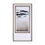 14768 - Black Strokes II by Mercana Studio a Hand Embellished Textured Framed Art Print Matted under Glass