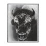 14776 - Snow Mask by Mercana Studio a Hand Embellished Textured Framed Photo Art Print Matted under Glass