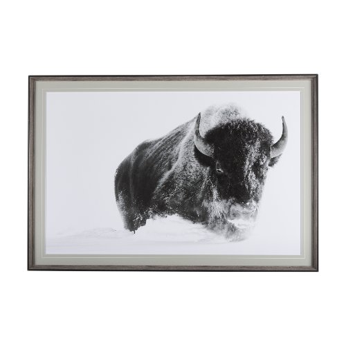 14777 - A Struggle by Mercana Studio a Hand Embellished Textured Framed Photo Art Print Matted under Glass