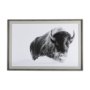 14777 - A Struggle by Mercana Studio a Hand Embellished Textured Framed Photo Art Print Matted under Glass