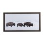 14778 - Frozen Trek by Mercana Studio a Hand Embellished Textured Framed Photo Art Print Matted under Glass