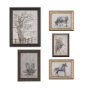 14783 - Old West Collection I ( Farm view) by Mercana Studio a Hand Embellished Textured Framed Art Print