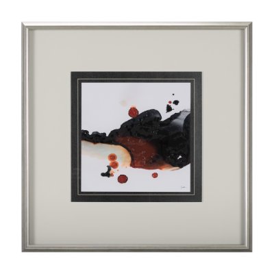 14792 - Shimmering Night I by Mercana Studio a Hand Embellished Textured Framed Art Print Matted under Glass