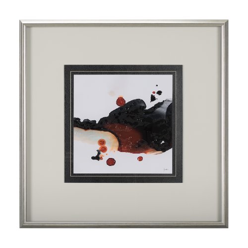 14792 - Shimmering Night I by Mercana Studio a Hand Embellished Textured Framed Art Print Matted under Glass