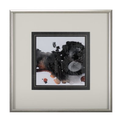 14793 - Shimmering Night II by Mercana Studio Hand Embellished Textured Framed Art Print Matted under Glass