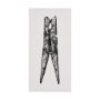 102427-S - Vintage Cloth Peg II by Mercana Studio a Hand Embellished Textured Canvas