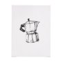 102435-S - Stove Top Espresso Maker by Mercana Studio a Hand Embellished Textured Canvas