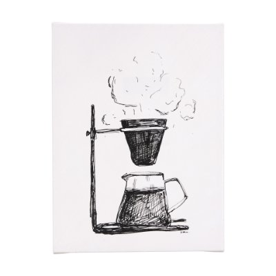 102437-S - Pour Over  by Mercana Studio a Hand Embellished Textured Canvas
