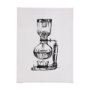102439-S - Siphon Coffee Maker by Mercana Studio a Hand Embellished Textured Canvas