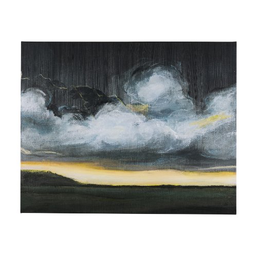 102444-L - Stormy Skies I by Mercana Studio a Hand Embellished Textured Canvas