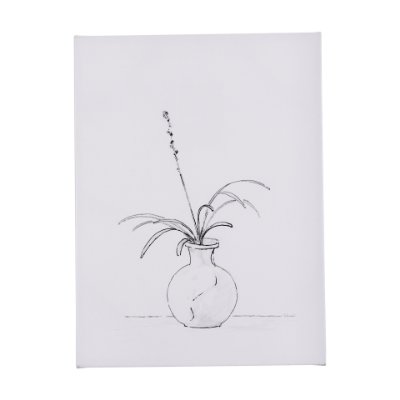102449-S - Ikebana Light I by Mercana Studio a Hand Embellished Textured Canvas