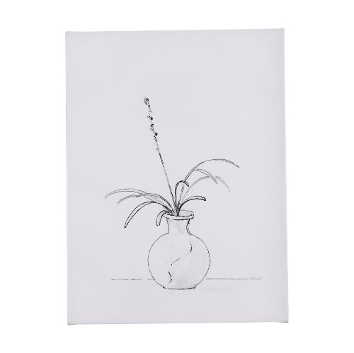 102449-S - Ikebana Light I by Mercana Studio a Hand Embellished Textured Canvas