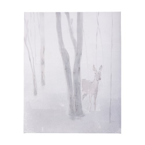 102467-S - A Winter Day in Forest I by Mercana Studio a Hand Embellished Textured Canvas