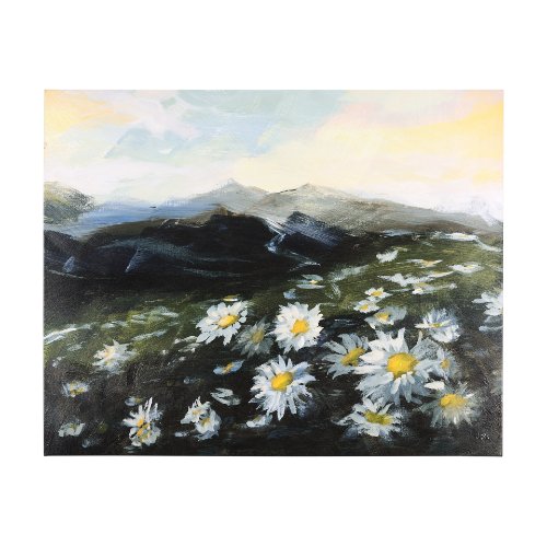 102478-S - Sunrise Valley II by Mercana Studio a Hand Embellished Textured Canvas