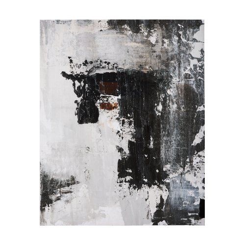 102491-L - The Fog I by Mercana Studio a Hand Embellished Textured Canvas