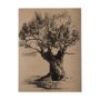 102501-L - Tree Drawing I by Mercana Studio a Hand Embellished Textured Canvas