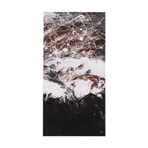 102490-L - Sakura Rain III by Mercana Studio a Hand Embellished Textured Canvas