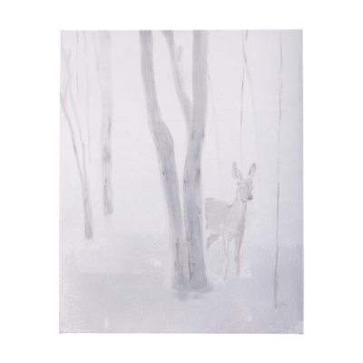 102467-L - A Winter Day in Forest I by Mercana Studio a Hand Embellished Textured Canvas