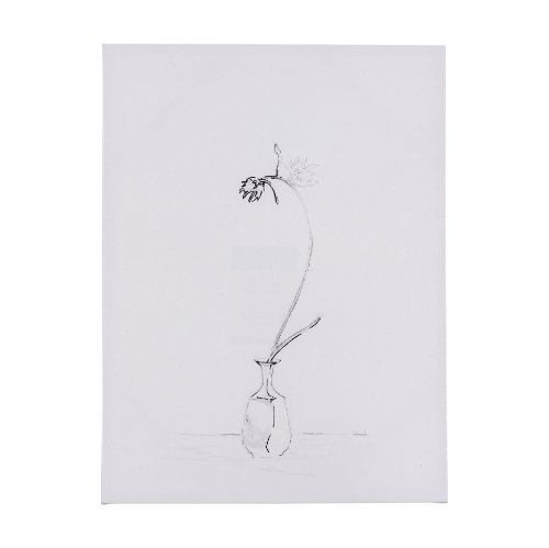 102450-L - Ikebana Light II by Mercana Studio a Hand Embellished Textured Canvas