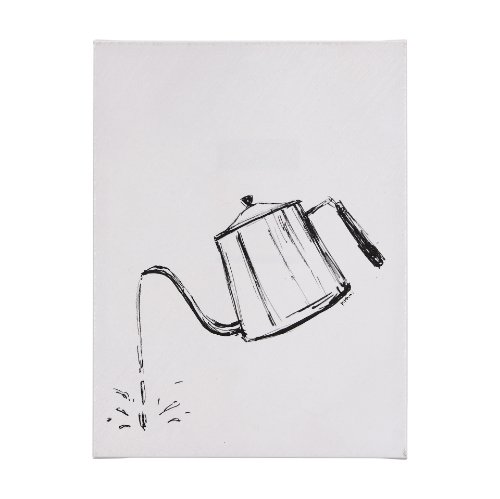 102438-L - Gooseneck Kettle by Mercana Studio a Hand Embellished Textured Canvas