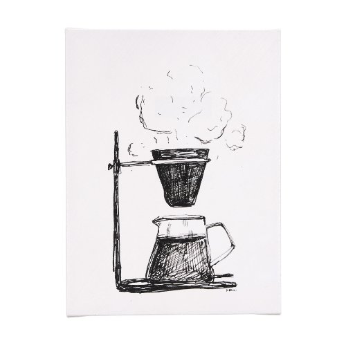 102437-L - Pour Over  by Mercana Studio a Hand Embellished Textured Canvas