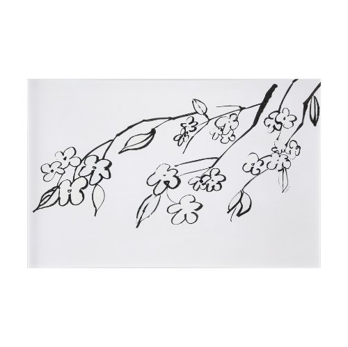 102428-L - Blossoming Cherry Branch by Mercana Studio a Hand Embellished Textured Canvas