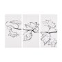 102425-L - Begonia Vine (Left) by Mercana Studio a Hand Embellished Textured Canvas