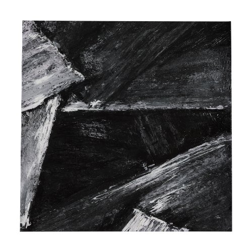 102514-S - Black Composition II by Mercana Studio a Hand Embellished Textured Canvas