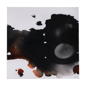 Shimmering Night II by Mercana Studio a Hand Embellished Textured Canvas