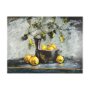 102462-S - Still Life with Lemons by Mercana Studio a Hand Embellished Textured Canvas