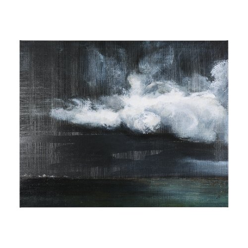 102445-S - Stormy Skies II by Mercana Studio a Hand Embellished Textured Canvas