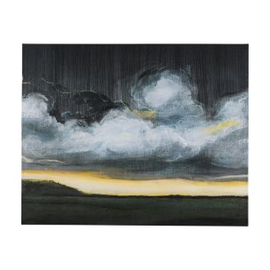 Stormy Skies I by Mercana Studio a Hand Embellished Textured Canvas