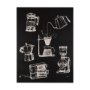 102433-S - Coffee Maker Study by Mercana Studio a Hand Embellished Textured Canvas