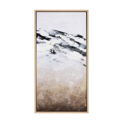 102487-FS - Black Strokes III by Mercana Studio a Hand Embellished Textured Framed Canvas