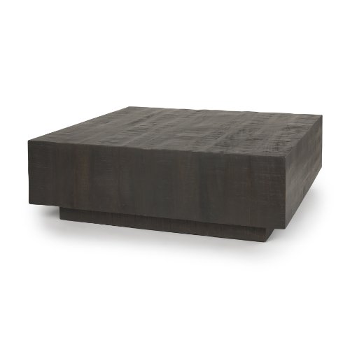70117 - Hayden Dark Brown Wood Square Coffee Table