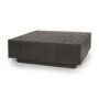 70117 - Hayden Dark Brown Wood Square Coffee Table