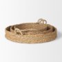 70226 - Ulana Set of 3 Round Nesting Seagrass Trays w/ Loop Handles
