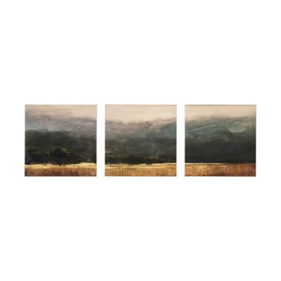 102507-L - Haze Landscape by Mercana Studio a Hand Embellished Textured Canvas