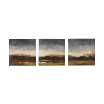 102508-S - Rainy Landscape by Mercana Studio a Hand Embellished Textured Canvas
