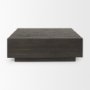 70117 - Hayden Dark Brown Wood Square Coffee Table