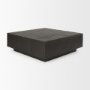70117 - Hayden Dark Brown Wood Square Coffee Table