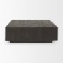 70117 - Hayden Dark Brown Wood Square Coffee Table