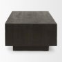 70118 - Hayden Dark Brown Wood Rectangular Coffee Table