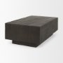 70118 - Hayden Dark Brown Wood Rectangular Coffee Table