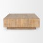 70119 - Hayden Light Brown Wood Square Coffee Table