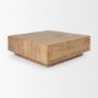 70119 - Hayden Light Brown Wood Square Coffee Table