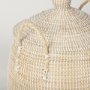 70225 - Kairi Set of 2 Seagrass Floor Baskets w/ Lids and Handles
